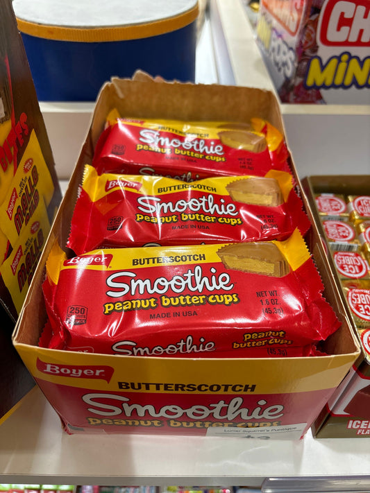 SMOOTHIE BUTTERSCOTCH PEANUT BUTTER CUPS 1.6 OZ - Lunar Squirrel’s Puntique