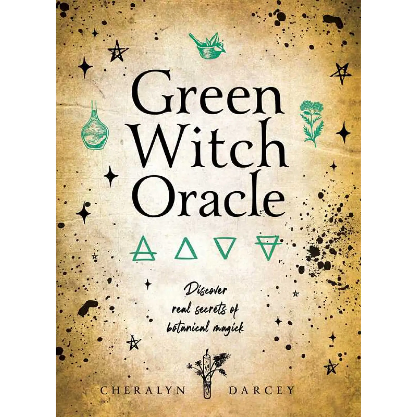Simon & Schuster - Green Witch Oracle Cards by Cheralyn Darcey - Lunar Squirrel’s Puntique