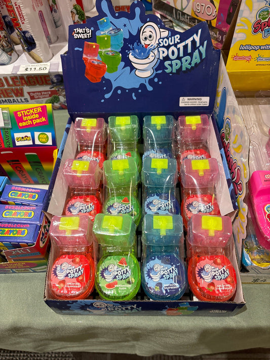 Sour Potty Spray Candy - Lunar Squirrel’s Puntique