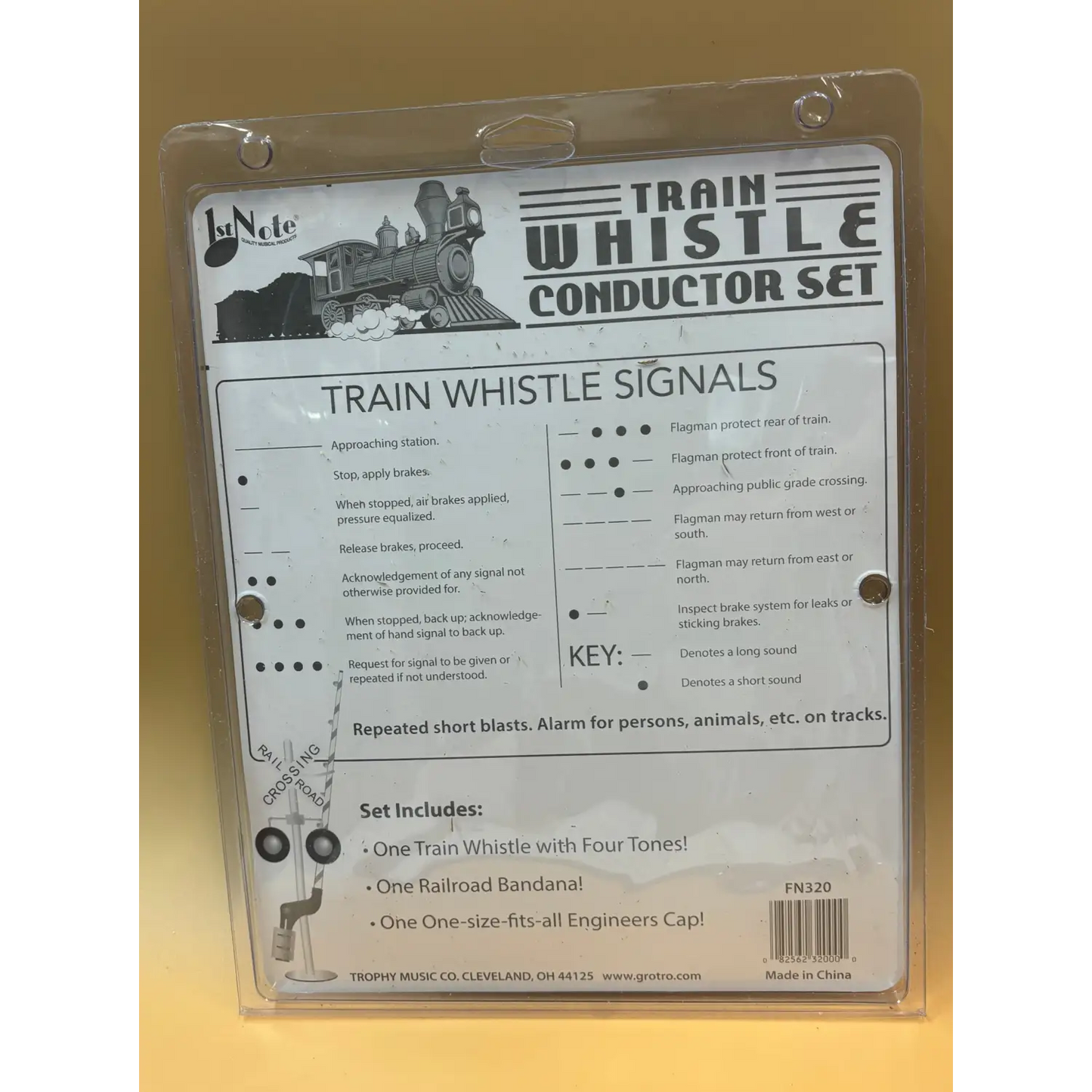 Train Whistle Set, Red - Lunar Squirrel’s Puntique