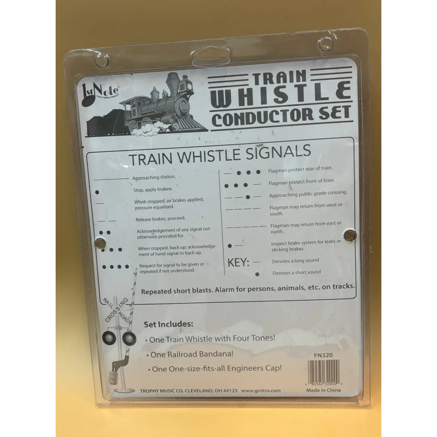 Train Whistle Set, Red - Lunar Squirrel’s Puntique