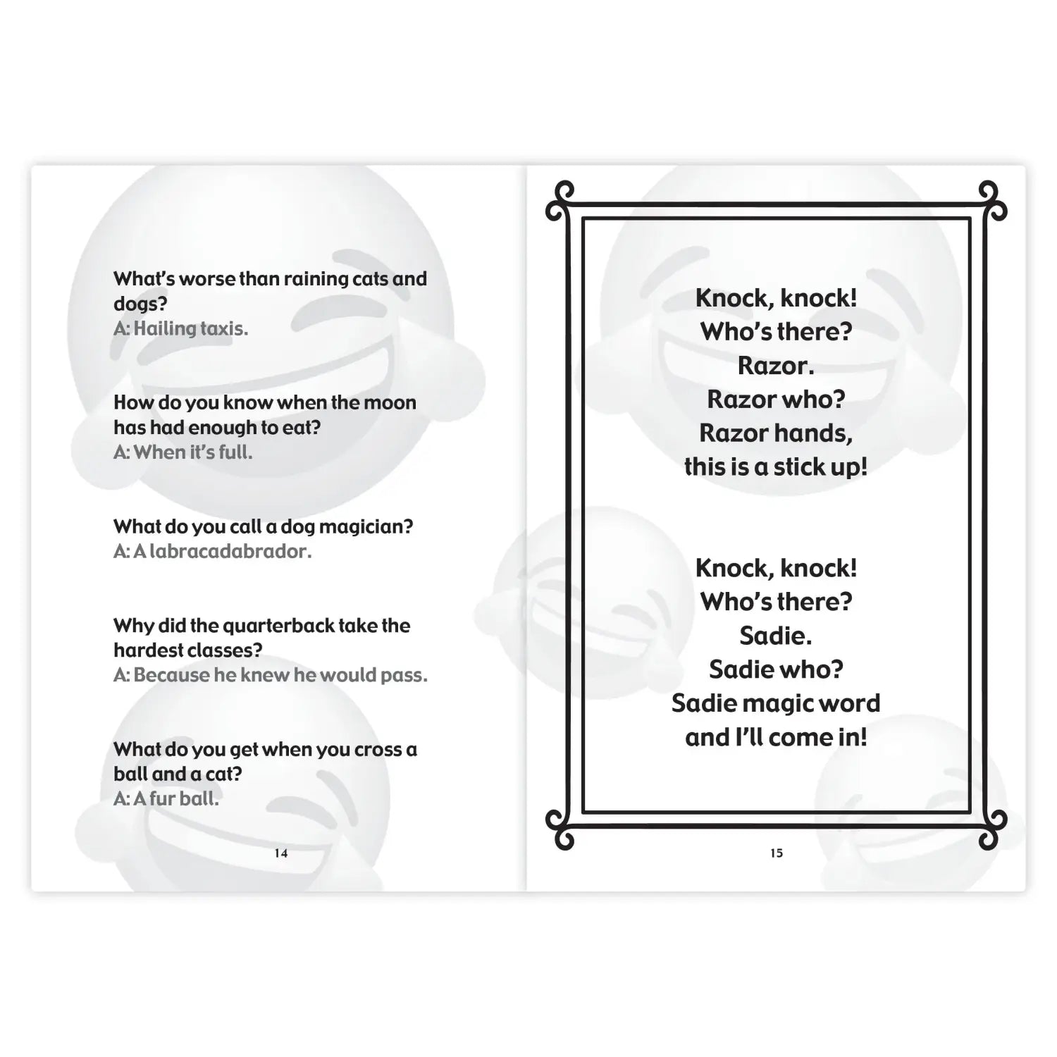 Willow Creek Press & Gifts - LOL Jokes For Kids Softcover Book - Lunar Squirrel’s Puntique