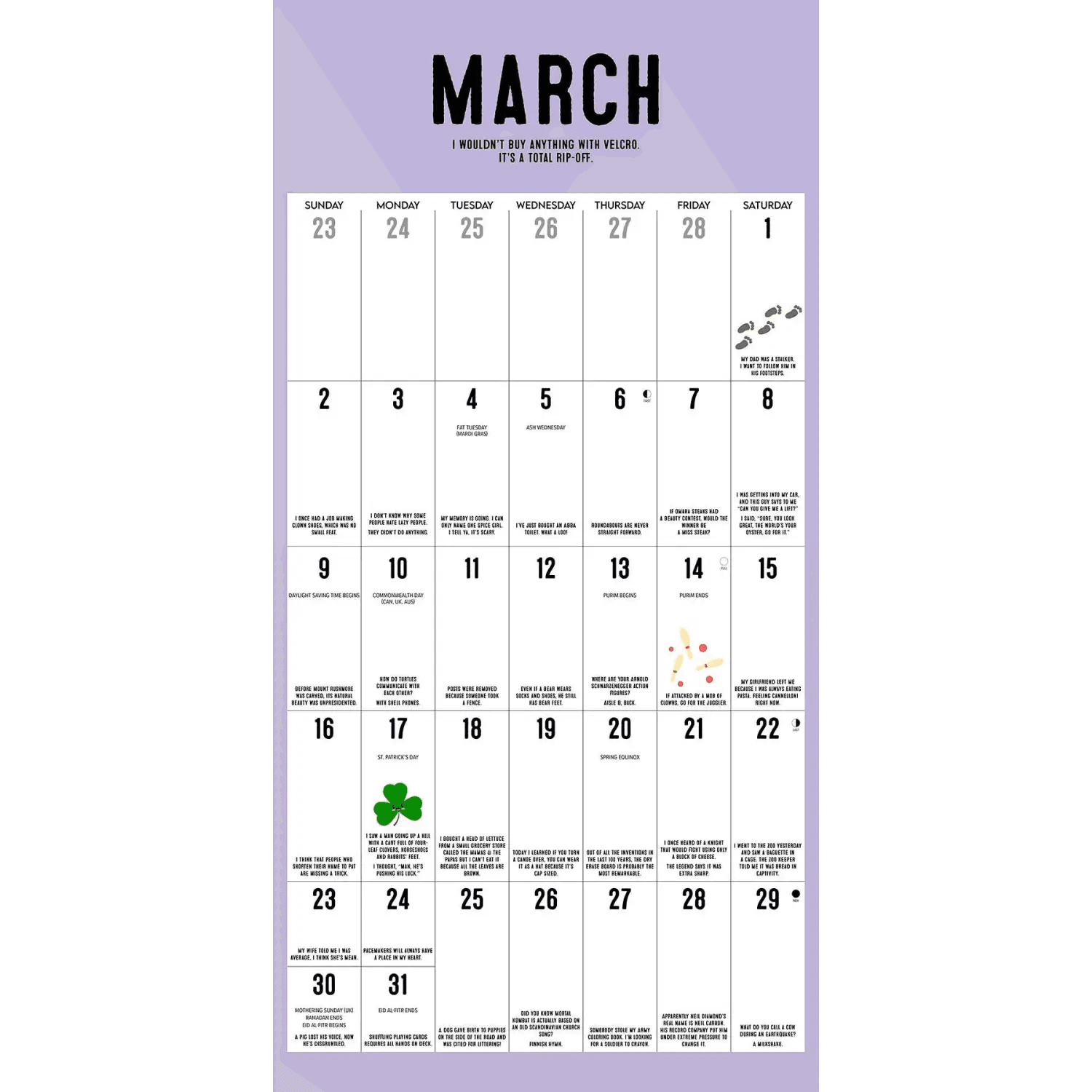 Willow Creek Press & Gifts - Pun Intended 2025 Wall Calendar - Willow Creek Press & Gifts