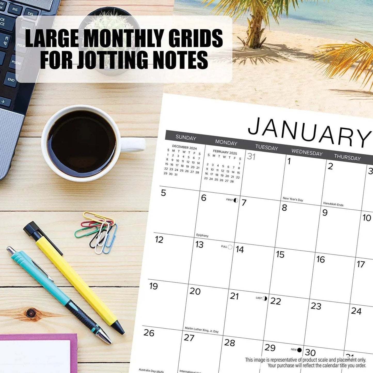 Willow Creek Press & Gifts - Pun Intended 2025 Wall Calendar - Willow Creek Press & Gifts