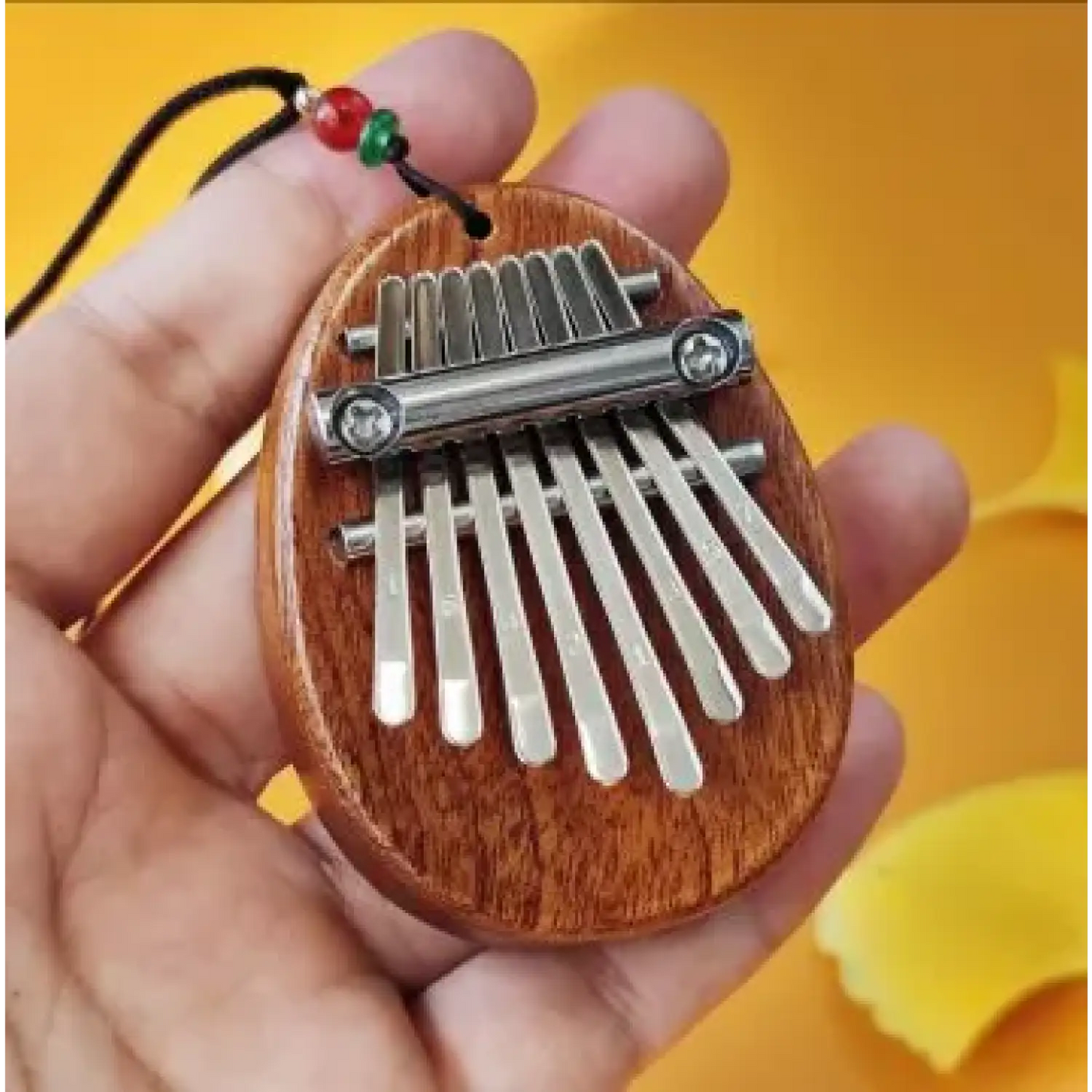 Wood Mini Thumb Piano Musical Toys 8 Tones Portable Beginner Finger Piano Kalimba - Lunar Squirrel’s Puntique