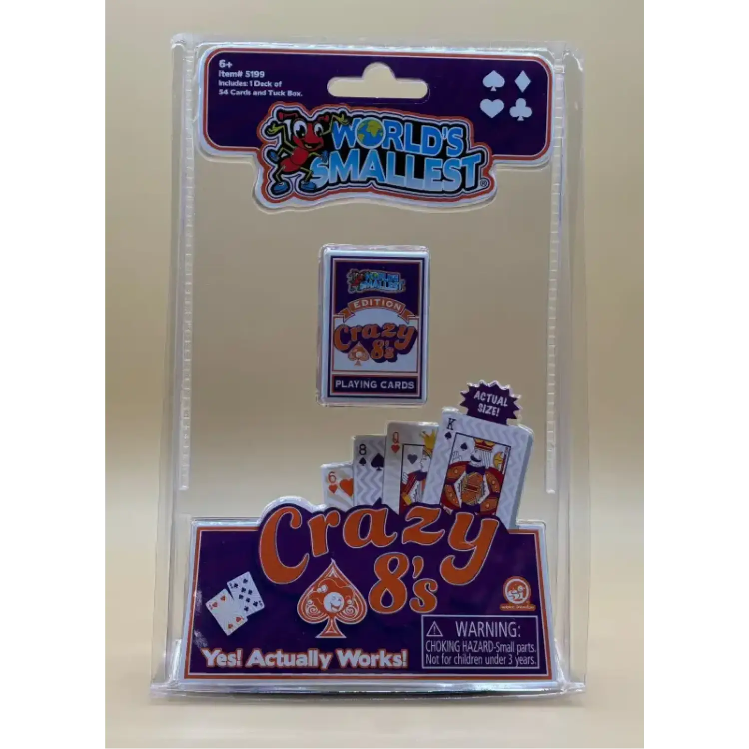 World's Smallest Classic Kids' Card Games (Old Maid, Go Fish, Crazy 8's) - Lunar Squirrel’s Puntique