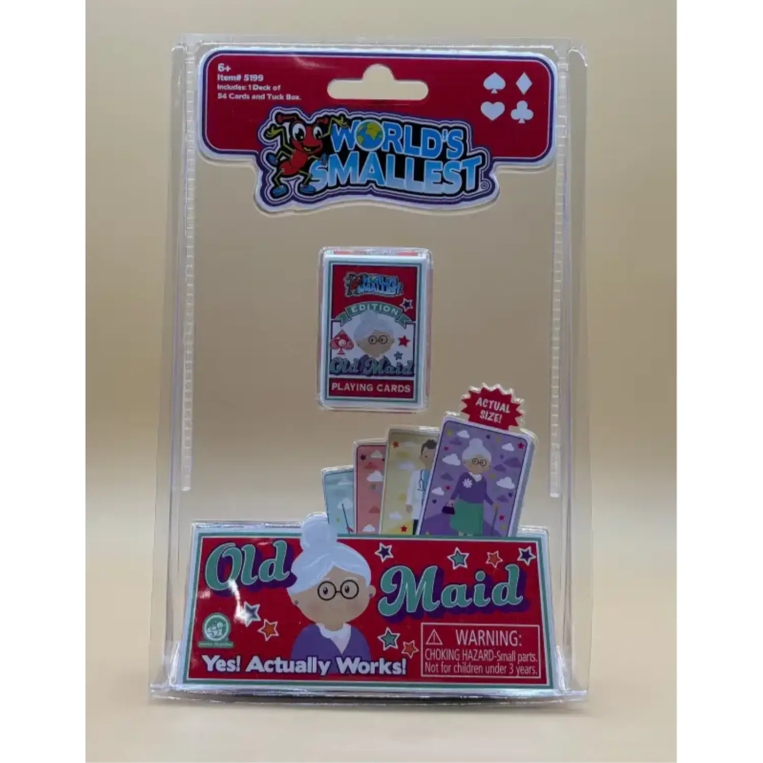World's Smallest Classic Kids' Card Games (Old Maid, Go Fish, Crazy 8's) - Lunar Squirrel’s Puntique