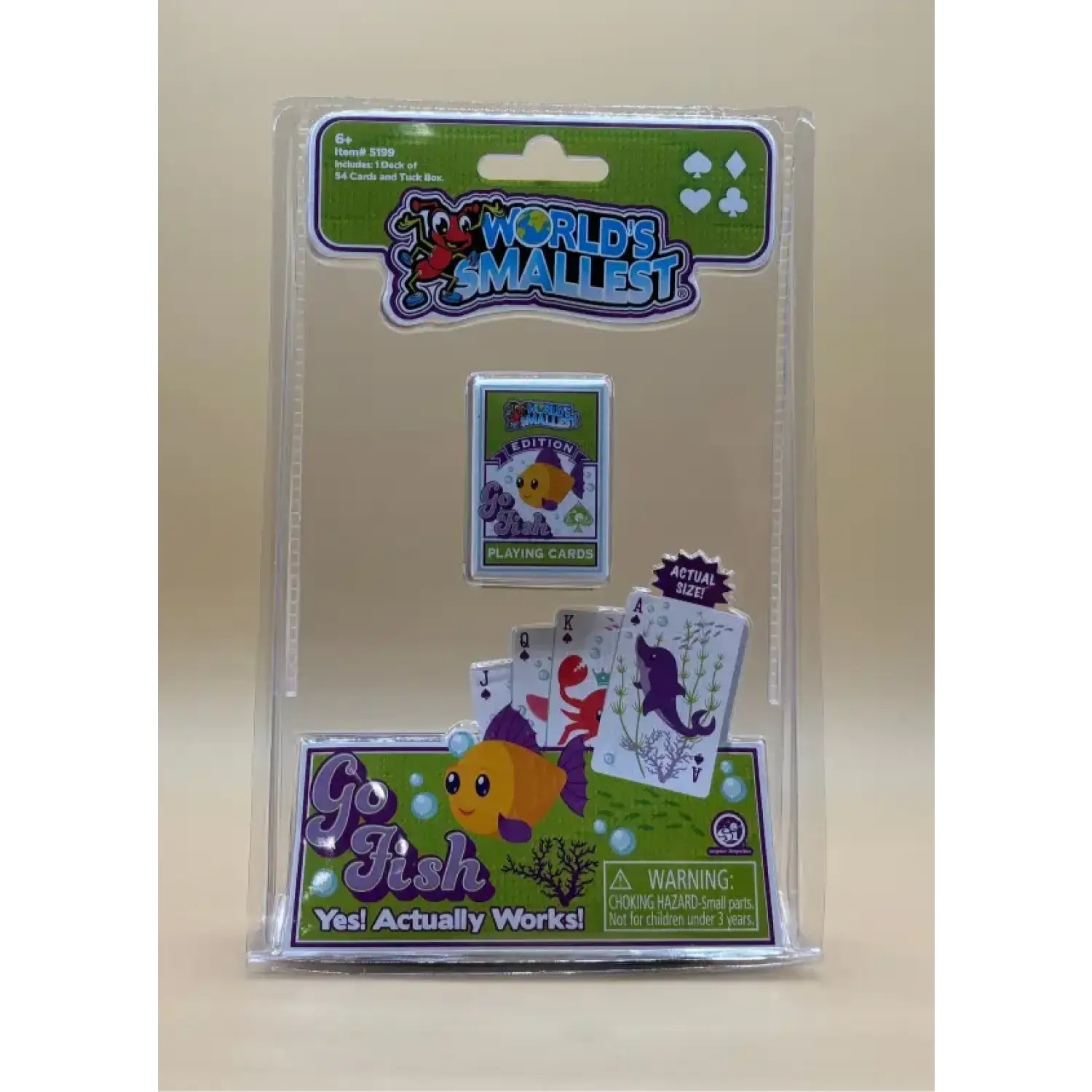 World's Smallest Classic Kids' Card Games (Old Maid, Go Fish, Crazy 8's) - Lunar Squirrel’s Puntique