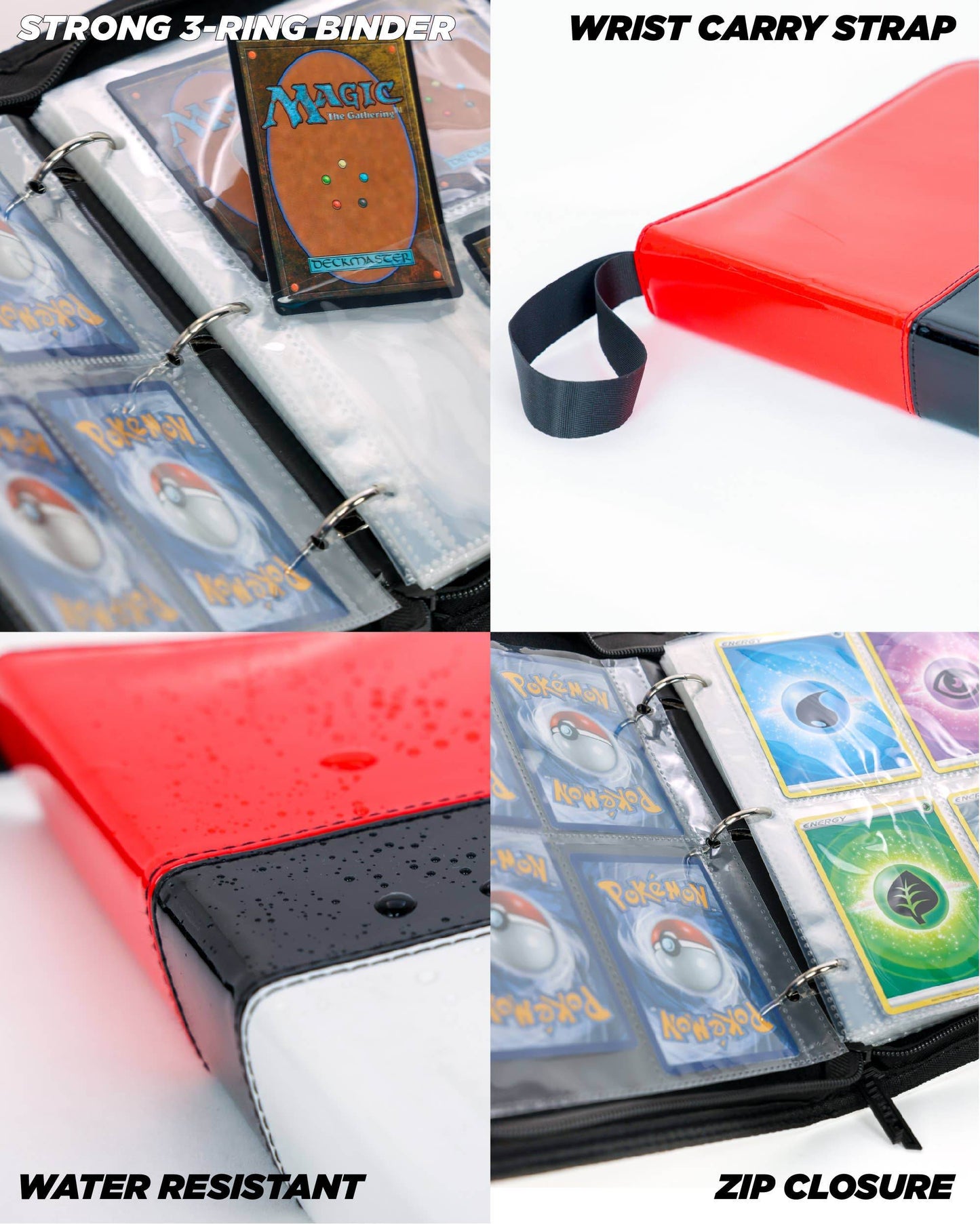 44033: Trading Card Binder | Max (400pcs) | Laser Yellow - Fydelity
