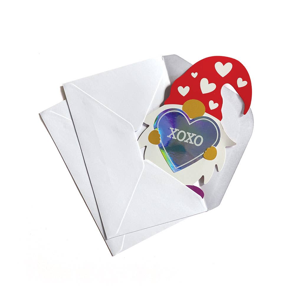 Paper House Productions - Gnome Holographic Classroom Pack Valentines