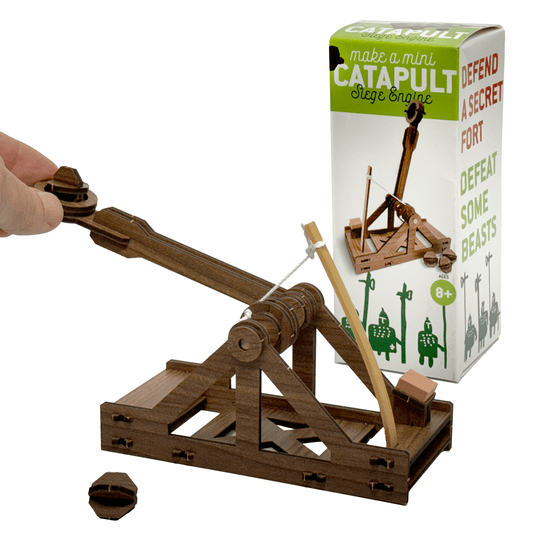 Mini Catapult : Wooden Engineering Model Building Kit - Copernicus Toys