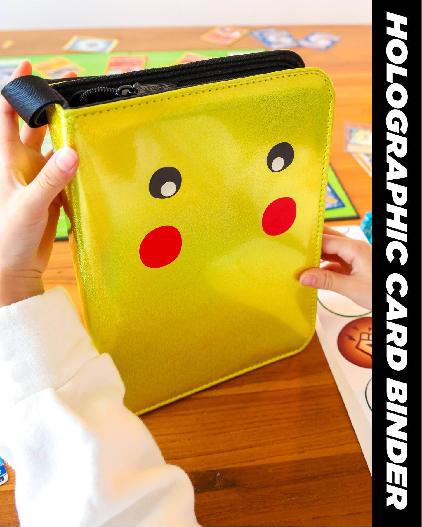 44033: Trading Card Binder | Max (400pcs) | Laser Yellow - Fydelity