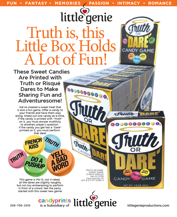 Little Genie Productions - Truth or Dare Candy Game- Display of 6