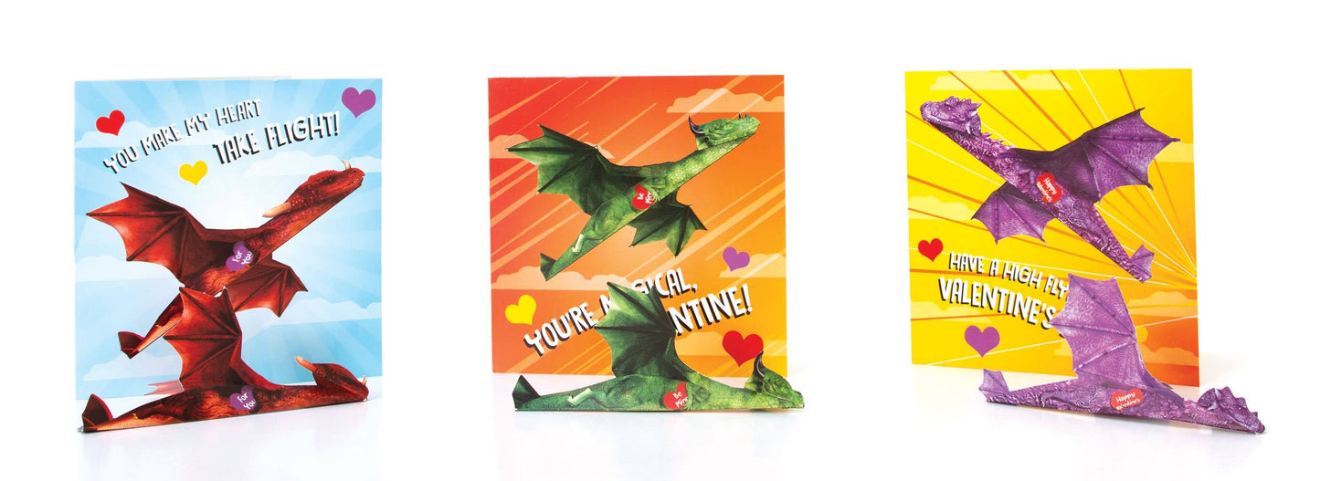 Paper House Productions - Flying Dragons Valentines