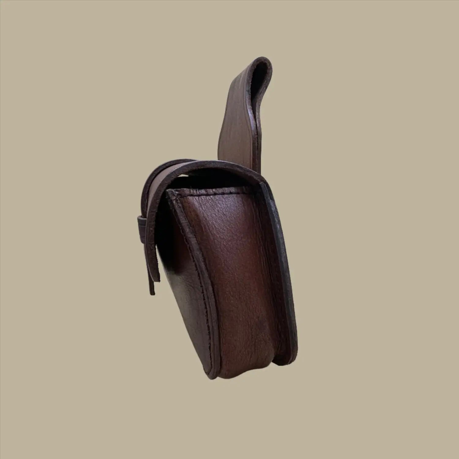Brown Medieval Belt Bag for reenactments and LARP - LARP