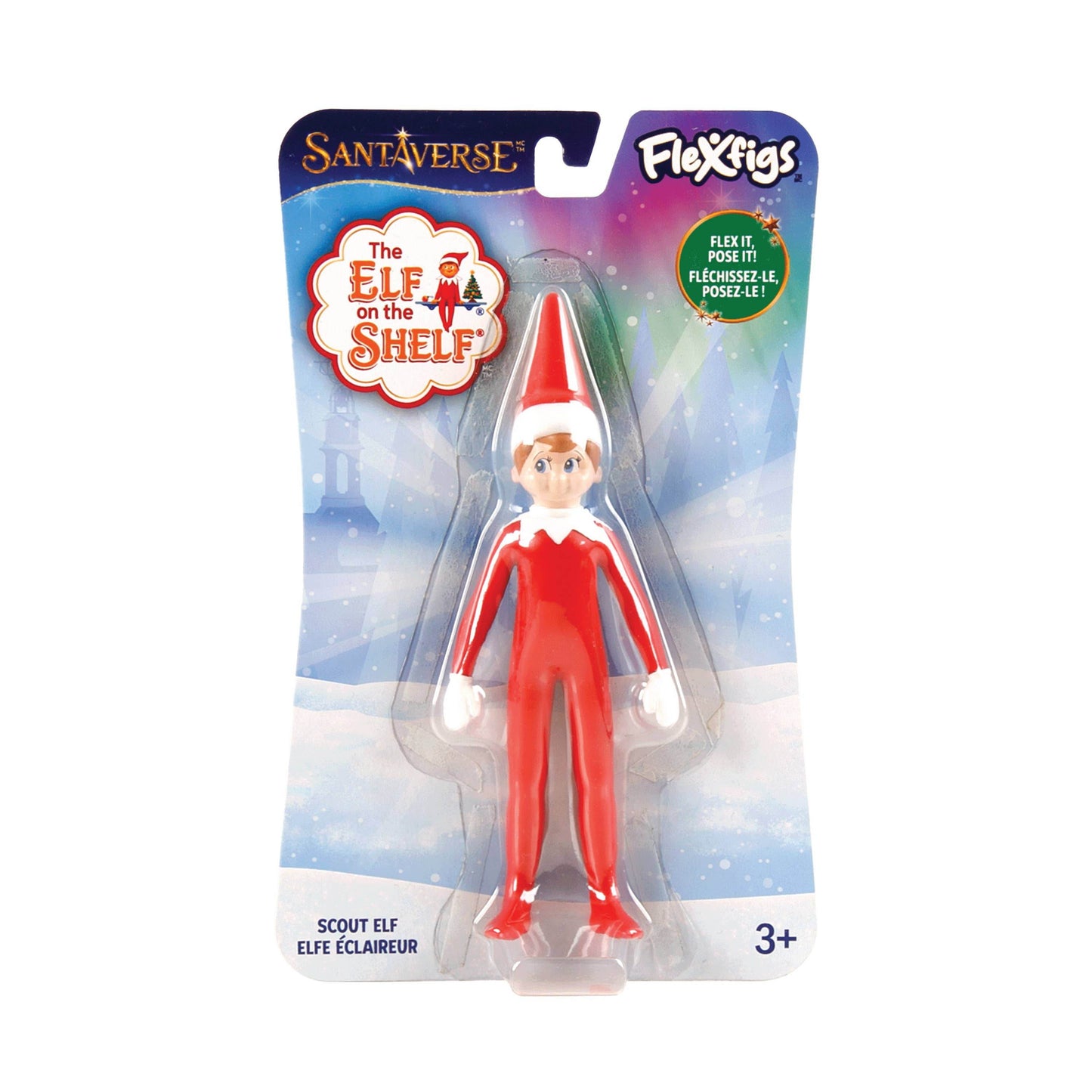 FLEXFIGS ELF ON THE SHELF- ELF SCOUT BOY-BLUE EYES - NJ Croce Co., Inc.