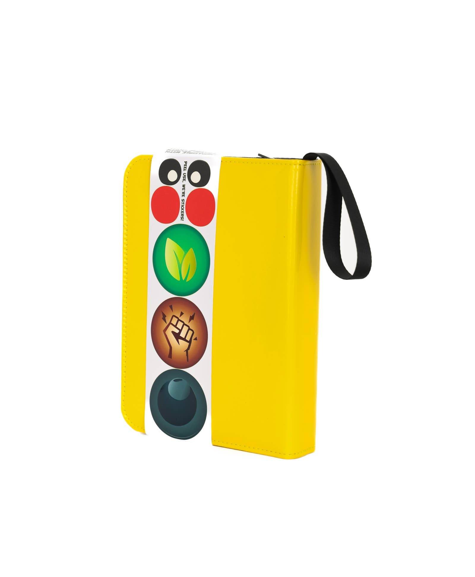 44051: Trading Card Binder | Max (400pcs) | Patent Yellow - Fydelity