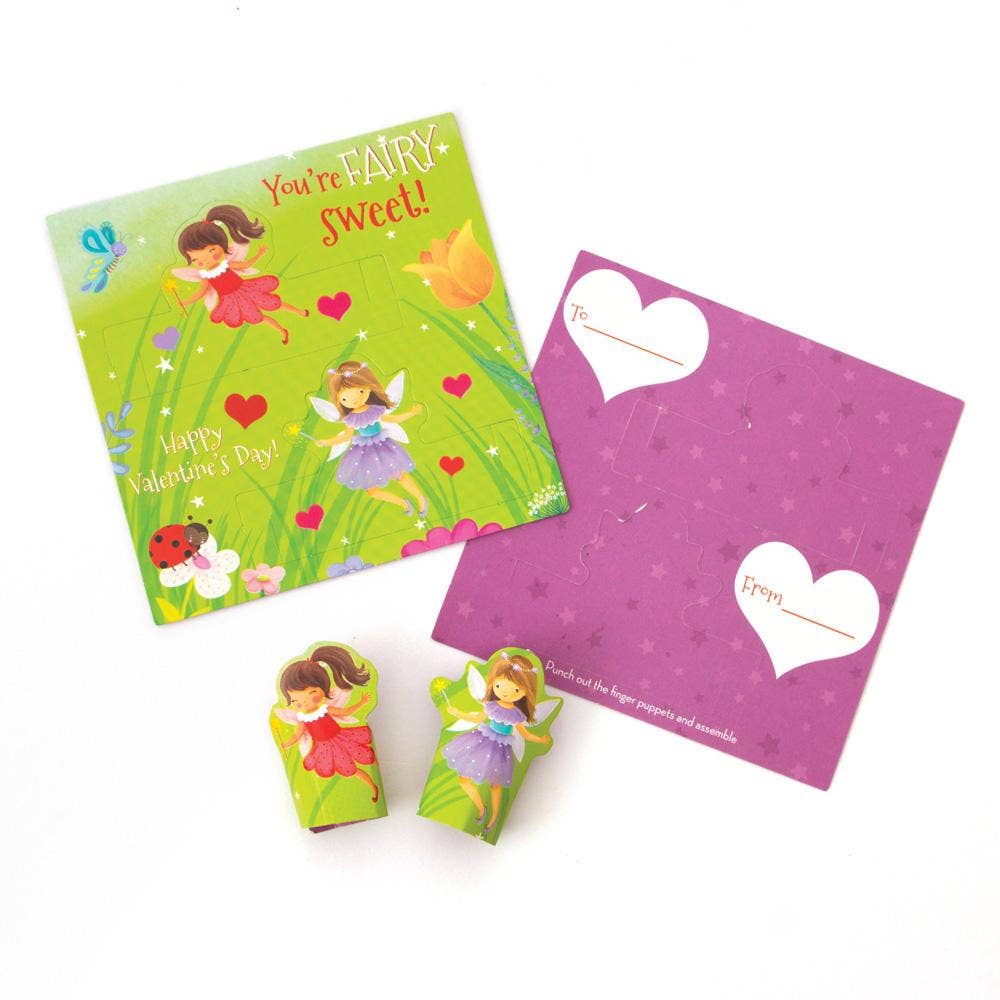 Paper House Productions - Fairy Finger Puppet Valentines