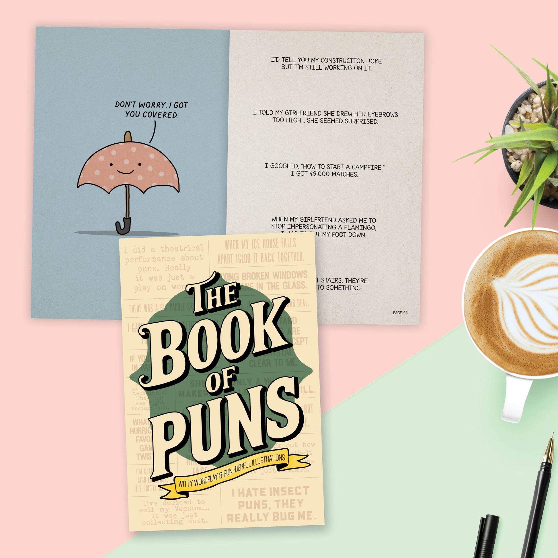 The Book of Puns Softcover 6x9 Book - Willow Creek Press & Gifts