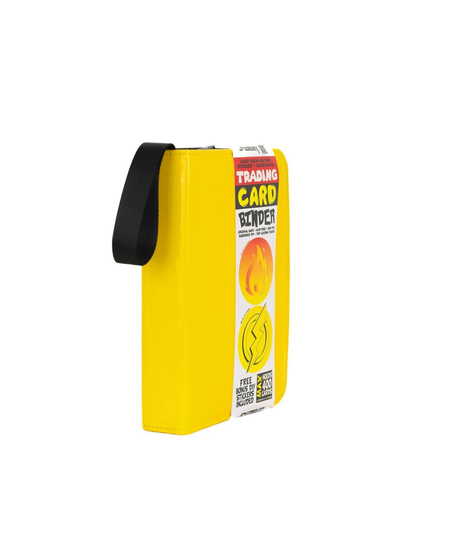 44051: Trading Card Binder | Max (400pcs) | Patent Yellow - Fydelity