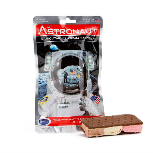 Astronaut Neapolitan Ice Cream Sandwich, Freeze Dried - Grandpa Joe's Candy Shop