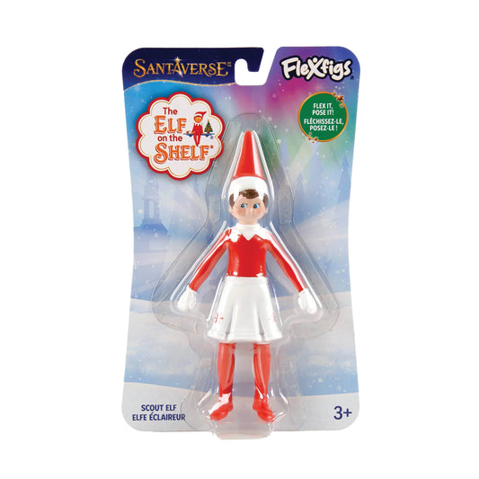 FLEXFIGS ELF ON THE SHELF- ELF SCOUT GIRL- BLUE EYES - NJ Croce Co., Inc.