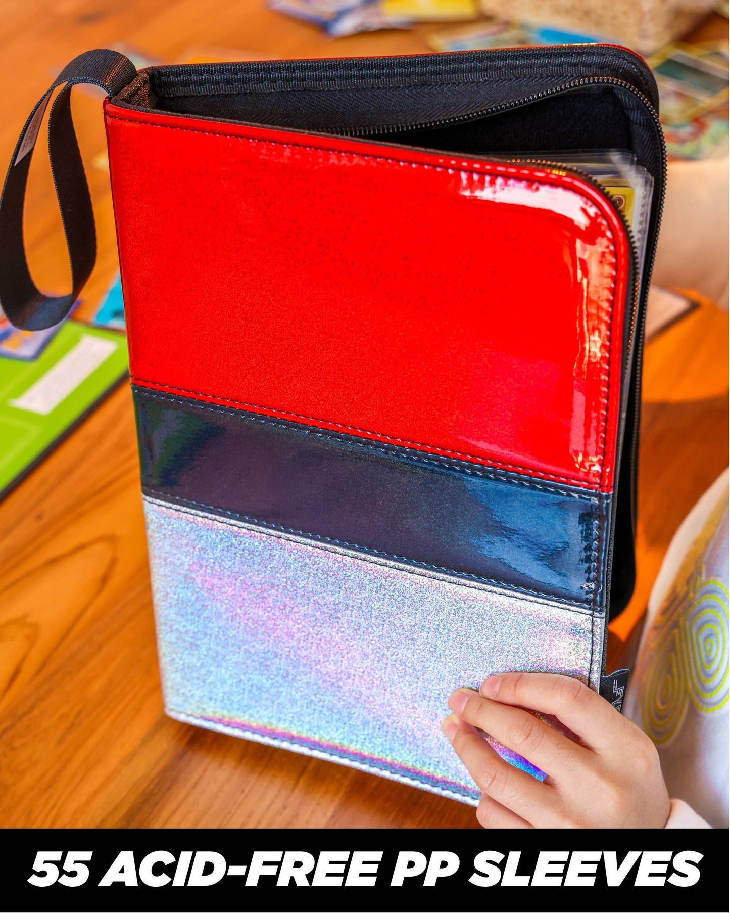 44040: Trading Card Binder | Max (400pcs) | Belt Ball Laser - Fydelity
