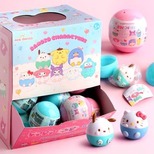 K-Wonderland - Sario Characters adorable round Figure blind Capsule SET - K-Wonderland