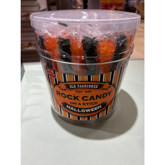 Halloween Rock Candy On a Stick