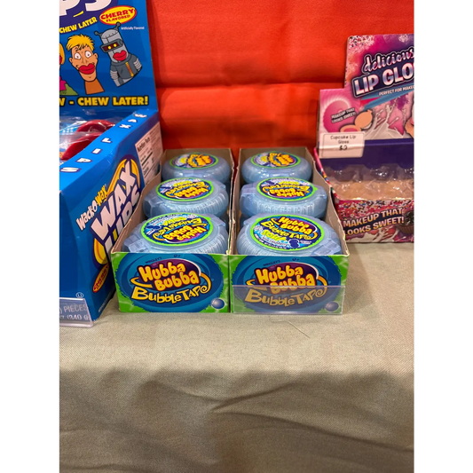 HUBBA BUBBA SOUR BLUE RASPBERRY TAPE GUM