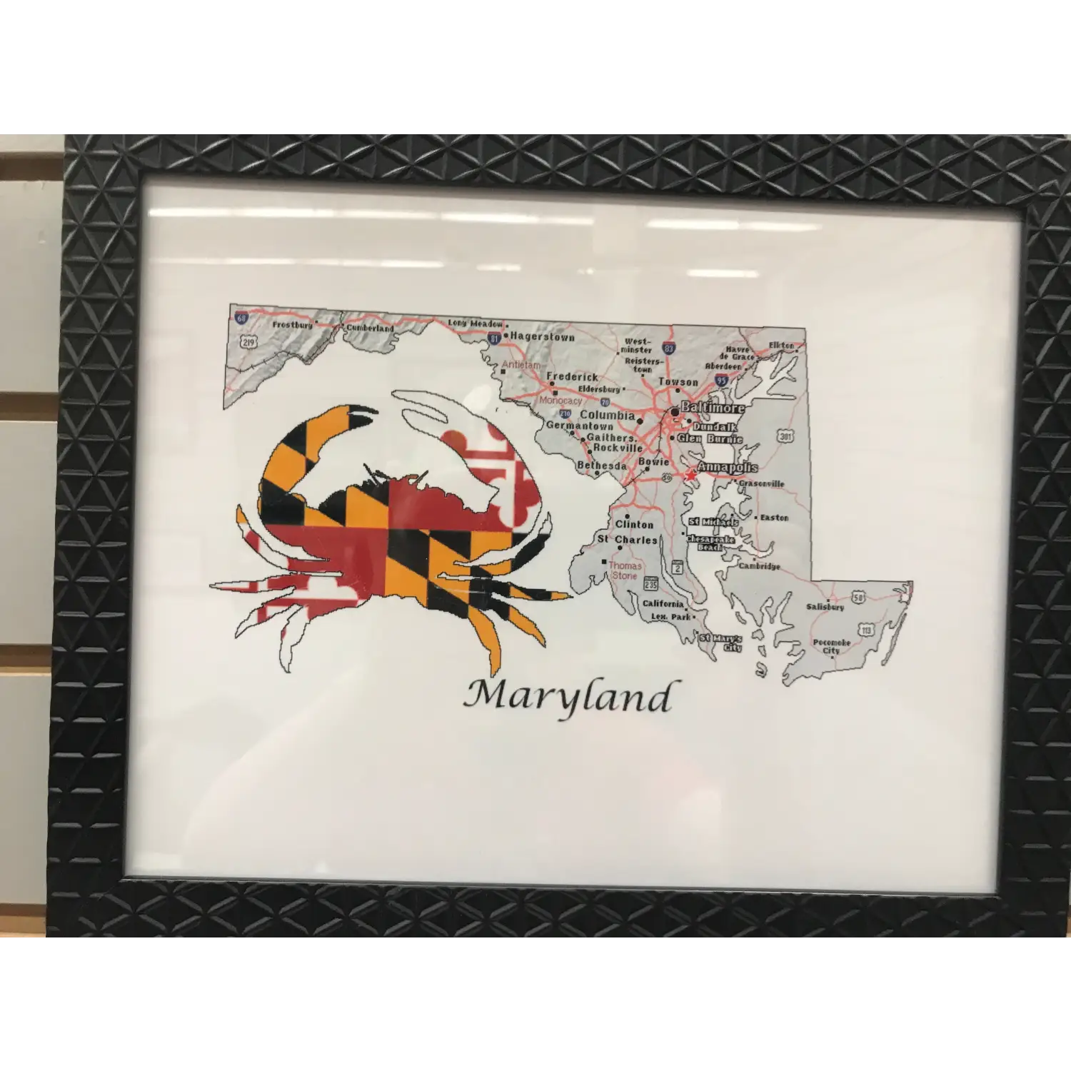 Maryland State Artistic Prints - 8.5x11 / Crab - Prints