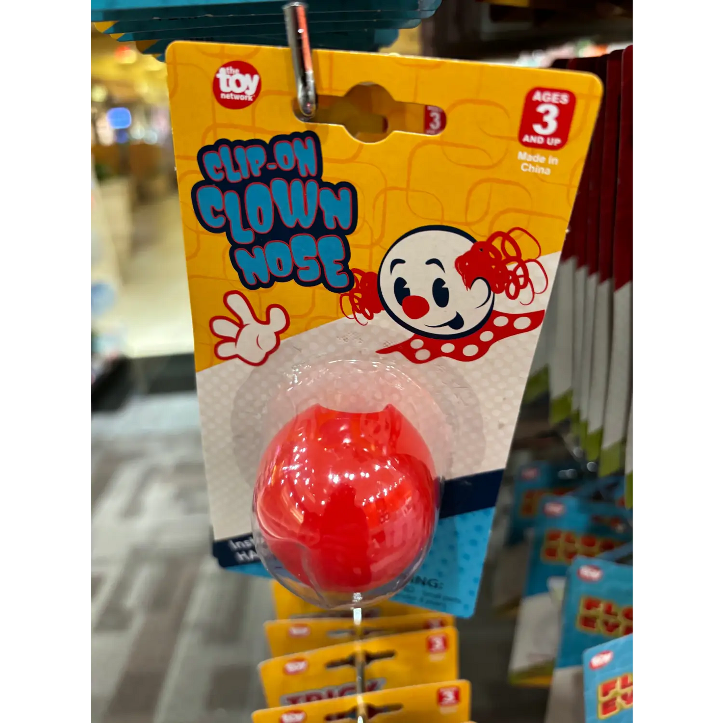 Practical Jokes - Clip-on Clown Nose