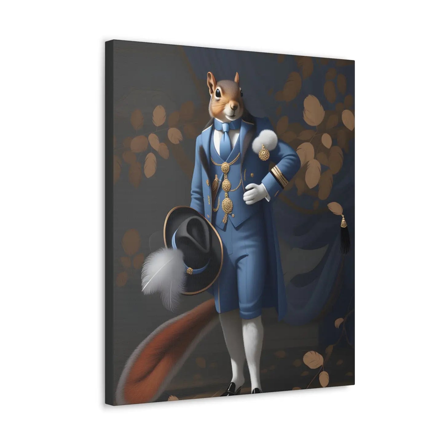 The Blue Squirrel - Canvas