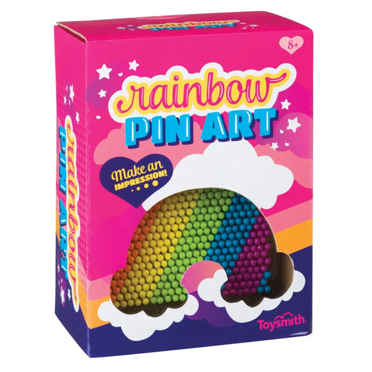 Toysmith - Colorful Rainbow Pin Art Girls Boys Room Decor