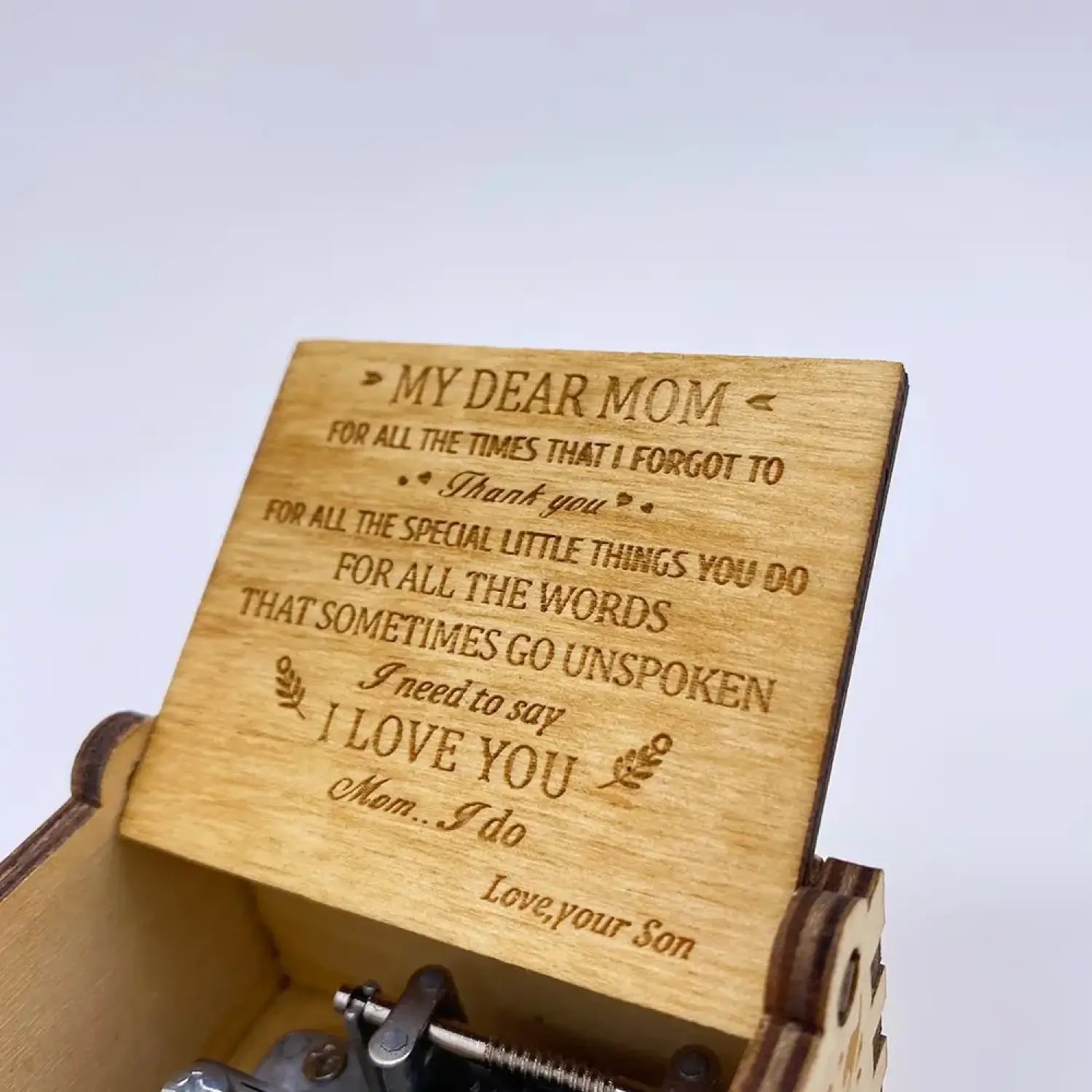Wooden Music Box You Are My Sunshine Music Son a Blessing